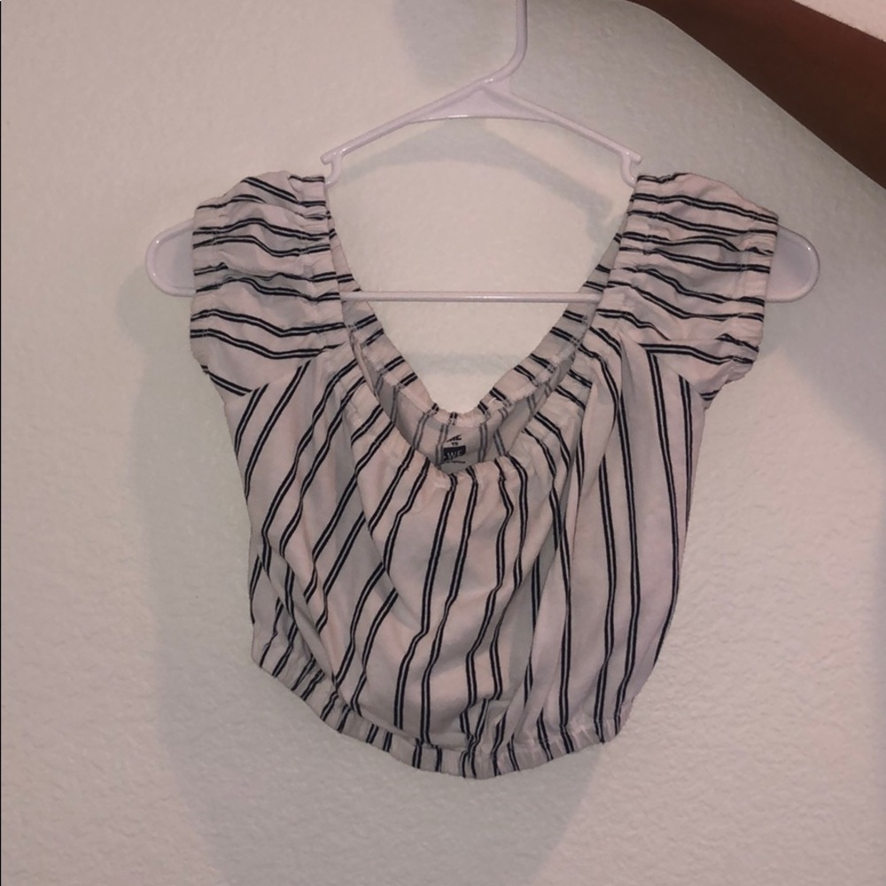 Off Shoulder Crop Top
